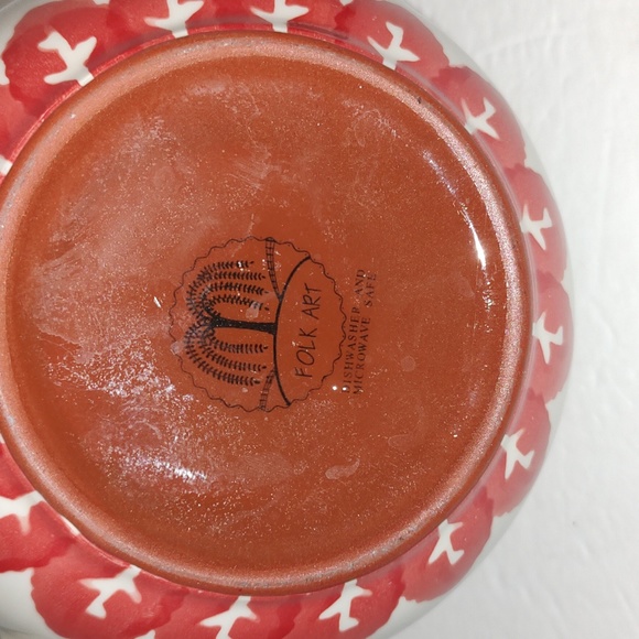 Vintage Folk Art Handcrafted and Painted Southwestern Design Teapot - Picture 6 of 8